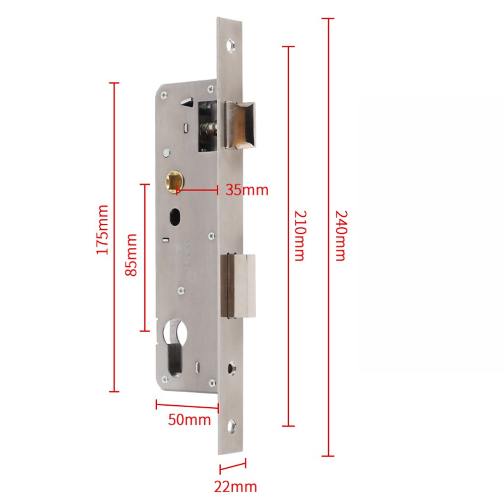 Furniture Hardware Fitting - 8520/8525/8530/8535 Aluminum Door Lock Universal Single