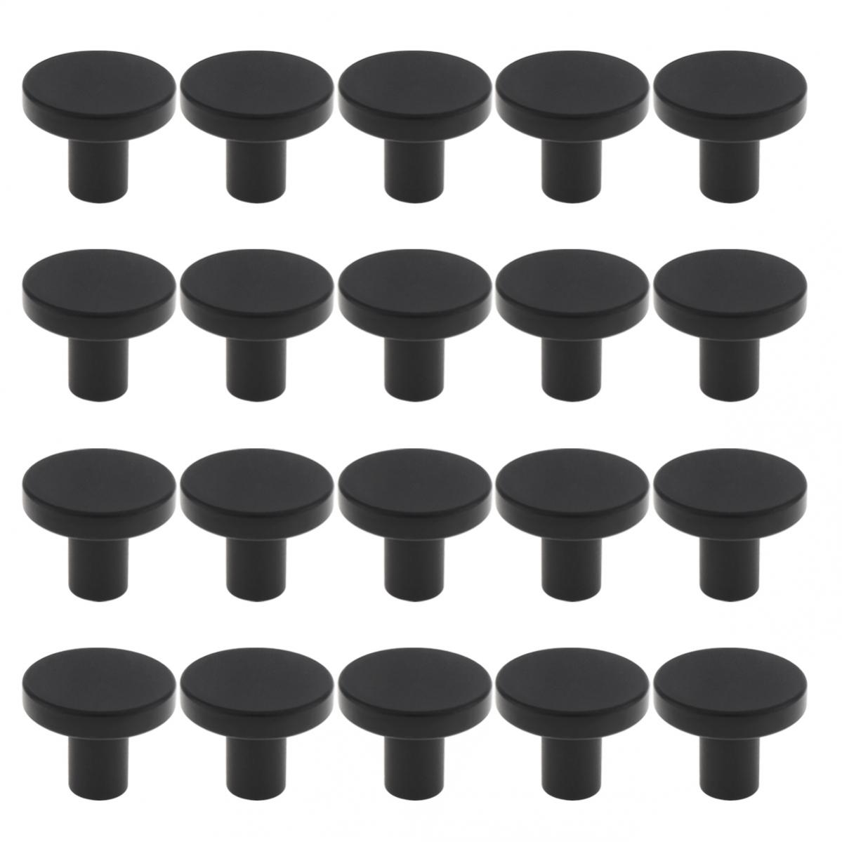 Furniture Hardware Tools - 20Pcs Round Kitchen Cabinet Knobs Solid