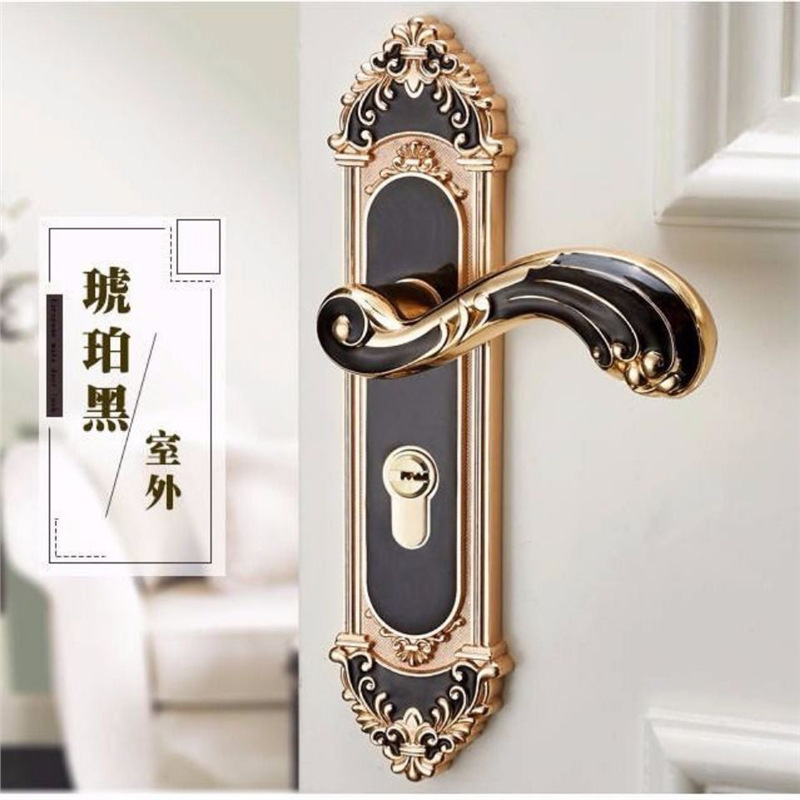 Furniture Hardware - European Style Mute Room Door Lock