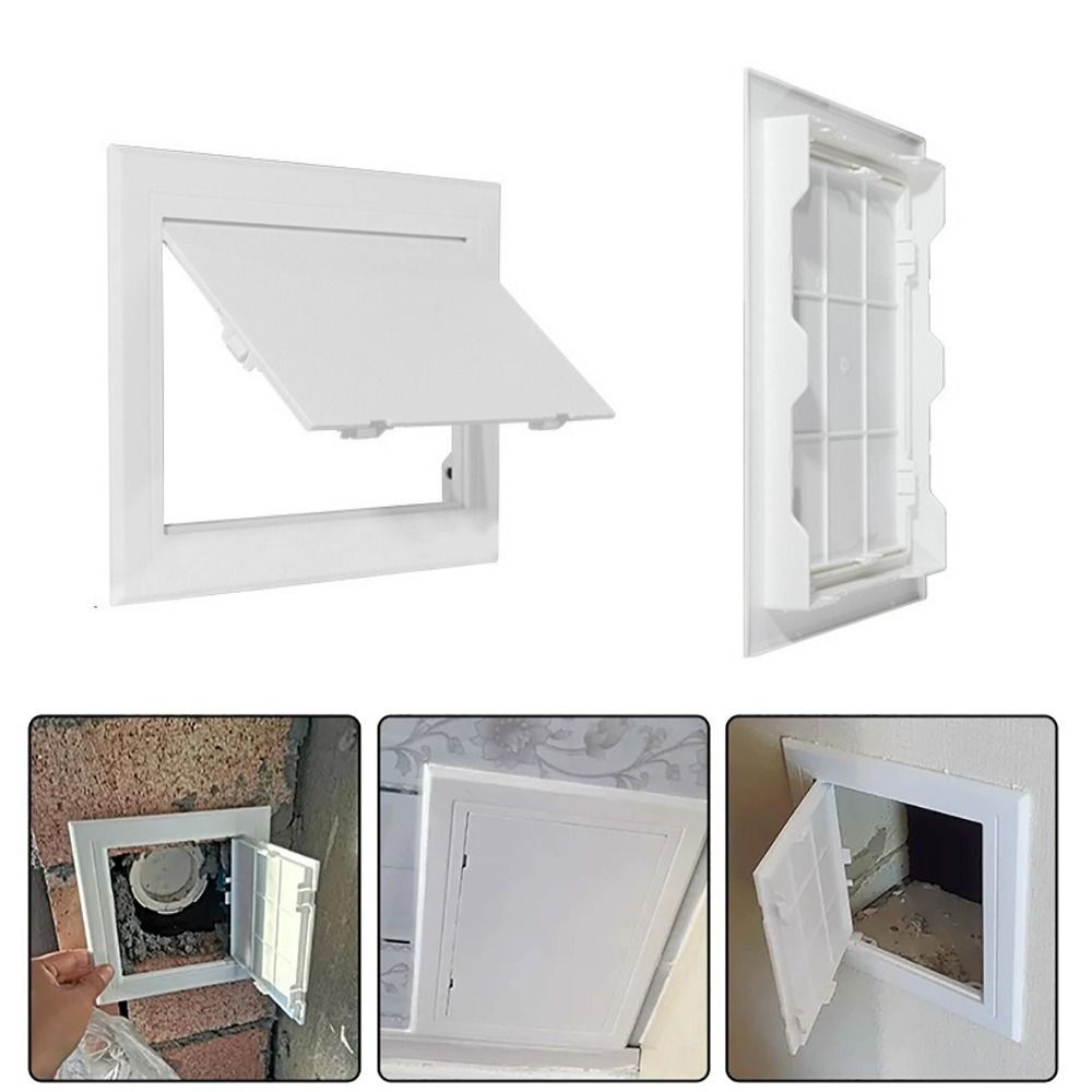Furniture Hardware Fitting - Mew White Access Panel Door Plastic