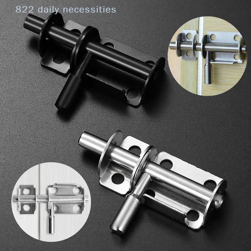 Furniture Hardware Fitting - convenientStainless Steel Door Latch Solid Sliding