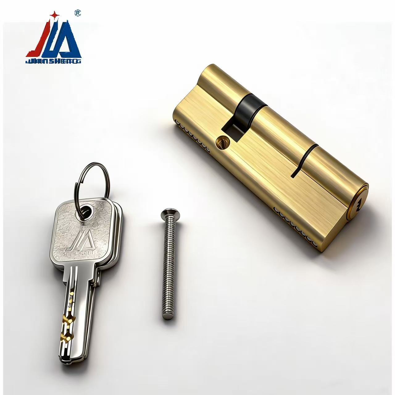 Furniture Hardware Fitting - Solid Brass Door Lock Cylinder Anti-Pick