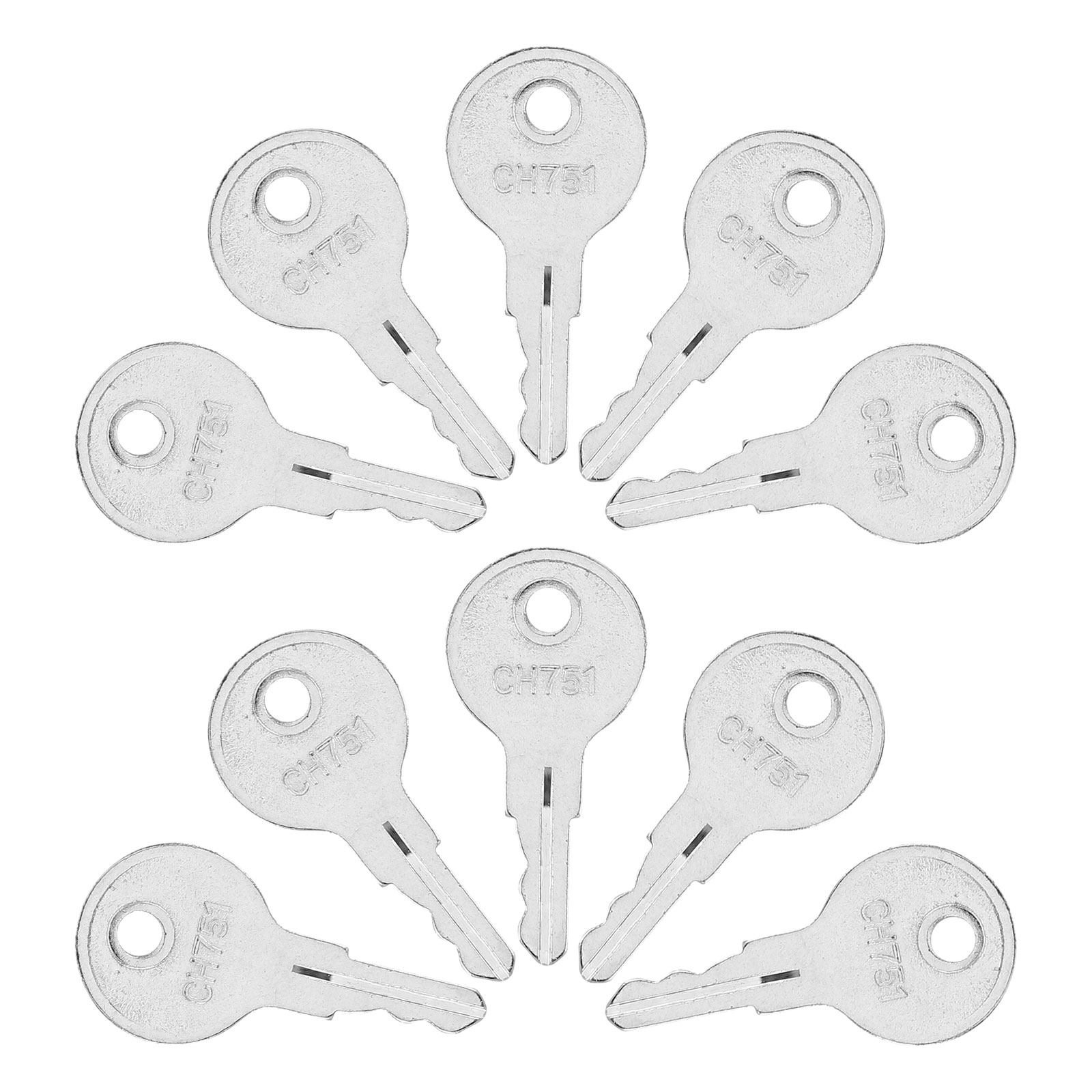 Universal Furniture Hardware - 10Pcs Universal Rv Keys Heavy Duty