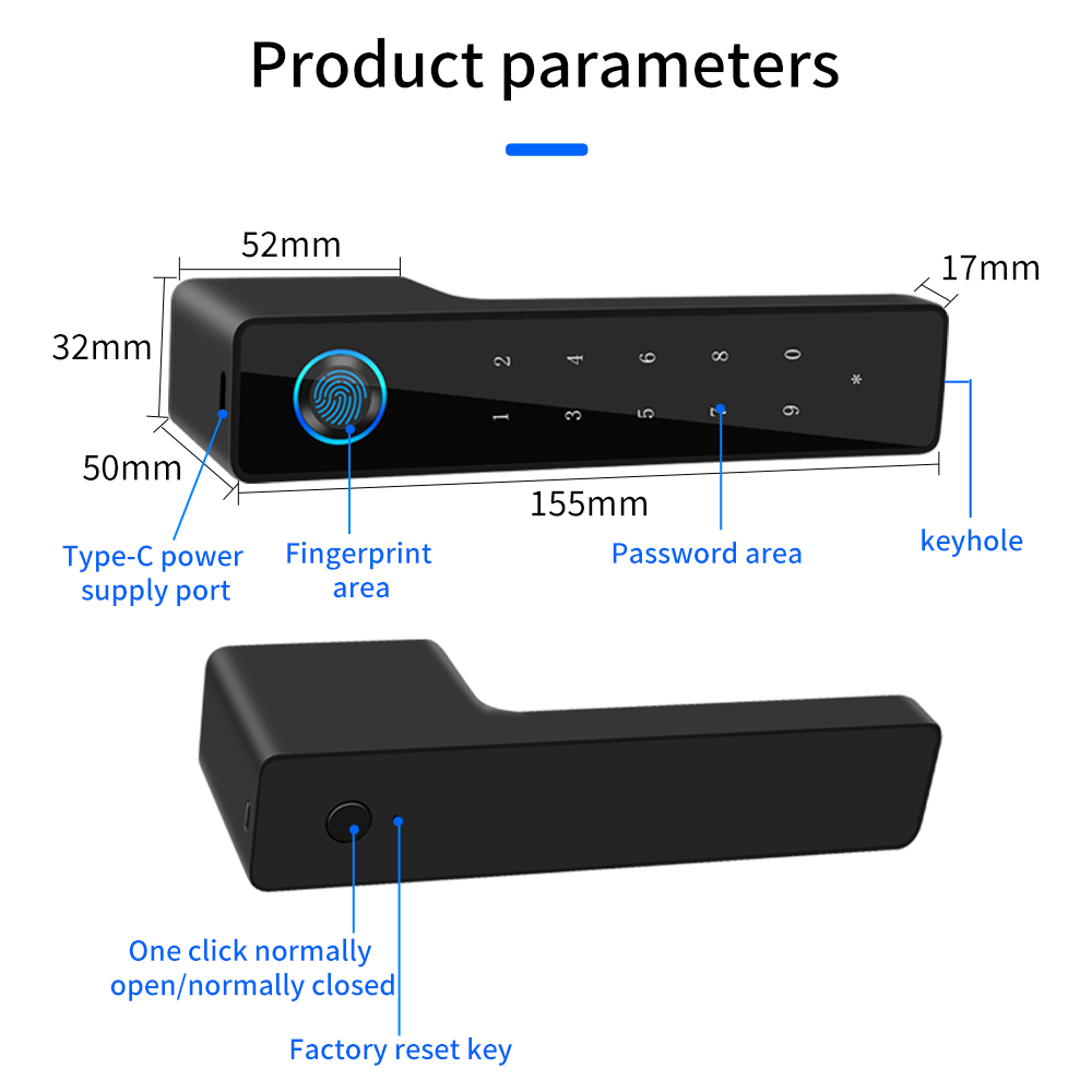Minimalist Electronic Fingerpr - Furniture Hardware Brackets incelemesi ve fiyatı