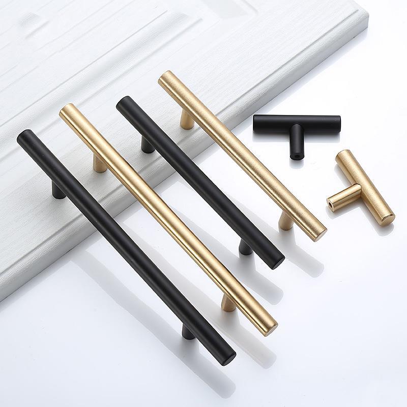 Modern Gold Brushed Straight C - Furniture Hardware Restoration incelemesi ve fiyatı