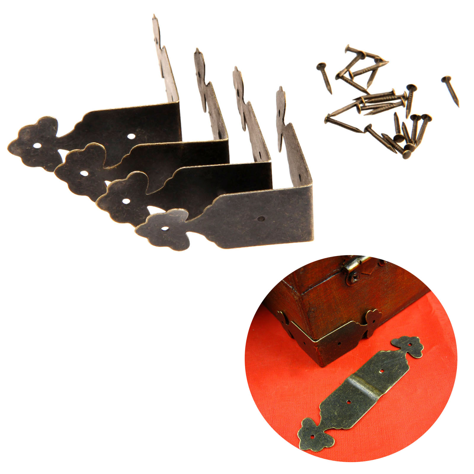 4pcs Decorative Corner Protect - Furniture Hardware Decorative incelemesi ve fiyatı