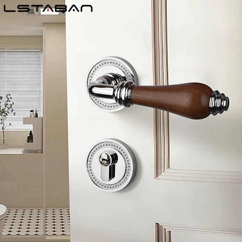 Euro Walnut Wood Handle Door L - Furniture Hardware Accessories incelemesi ve fiyatı