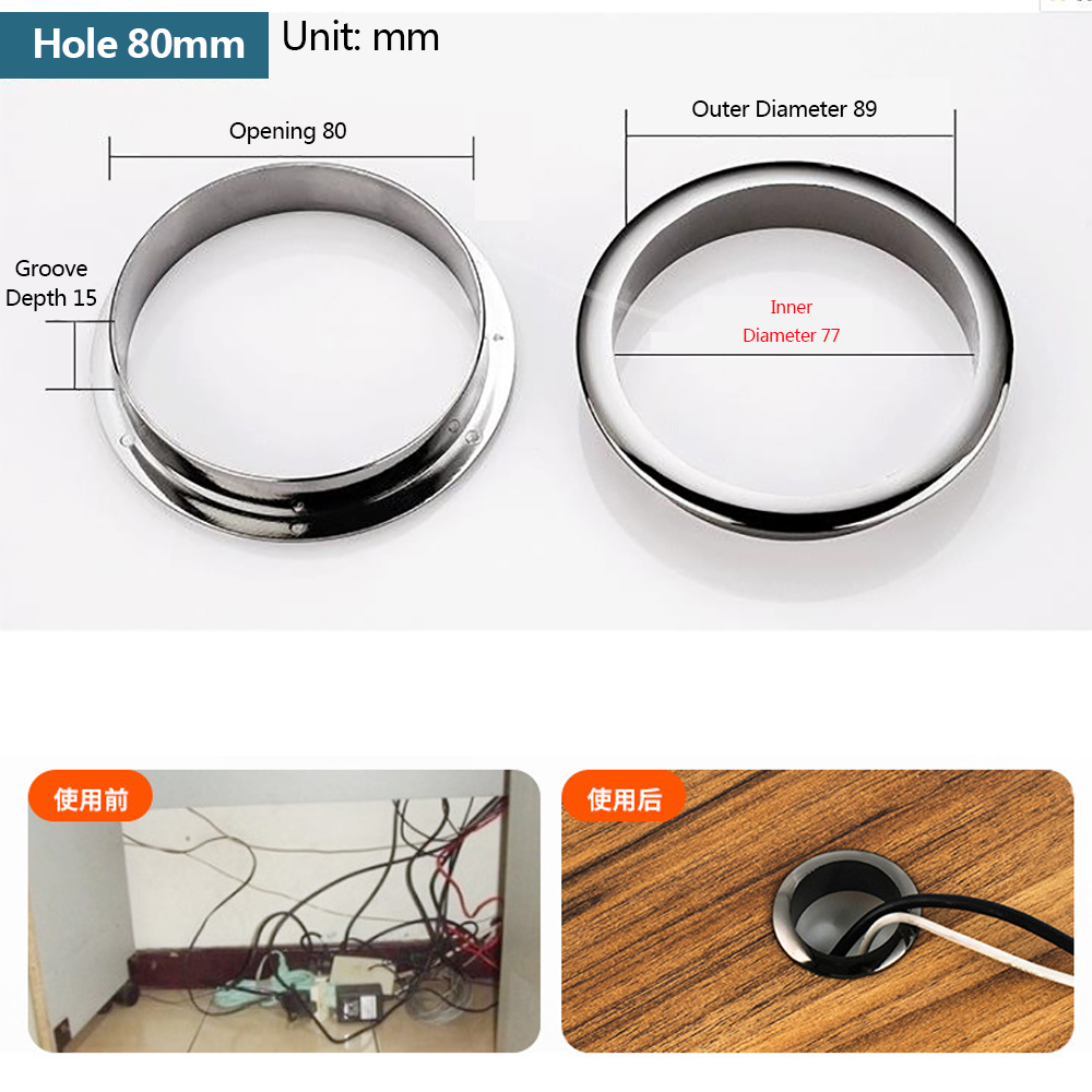 Wire Hole Cover Computer Table - Furniture Hardware Accessories incelemesi ve fiyatı