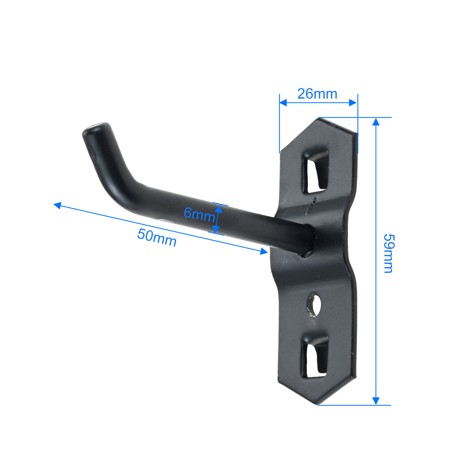10Pcs/set 50mm Black Hole Boar - Furniture Hardware Fitting incelemesi ve fiyatı