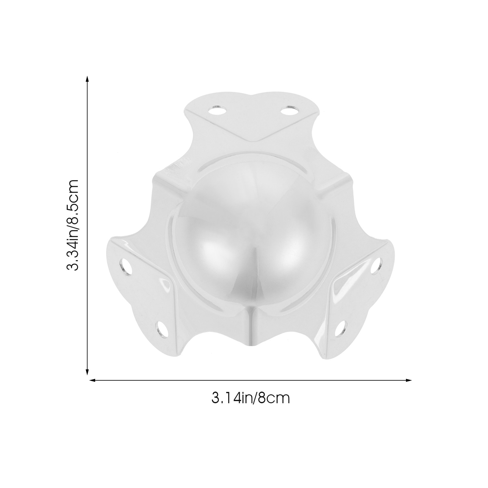 2Pcs Silver Alloy Corner Edge  - Furniture Hardware incelemesi ve fiyatı