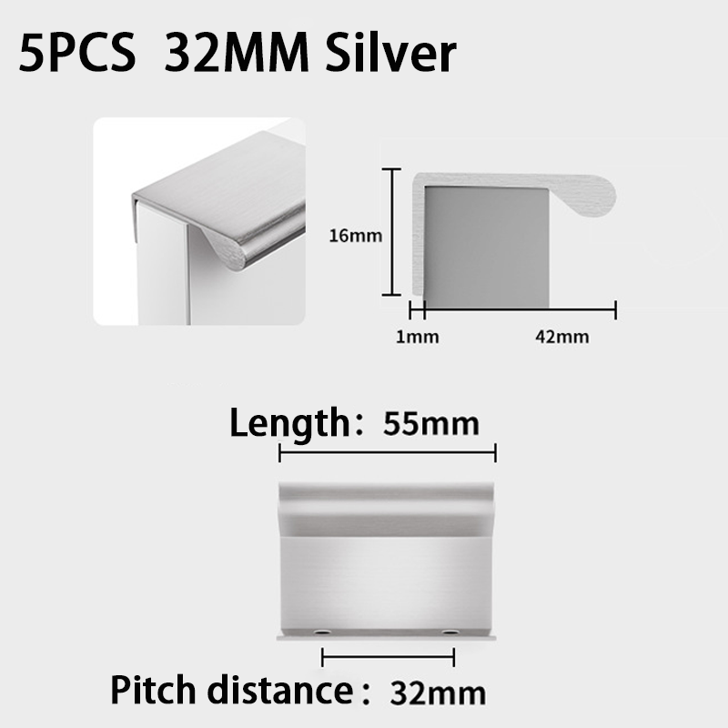 5PCS Side-mounted Handle Alumi - Furniture Hardware Restoration incelemesi ve fiyatı