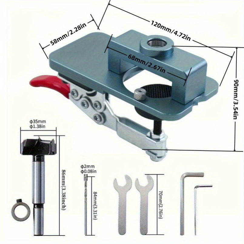 35mm Hinge Jig - Precise Borin - Furniture Hardware Fitting incelemesi ve fiyatı