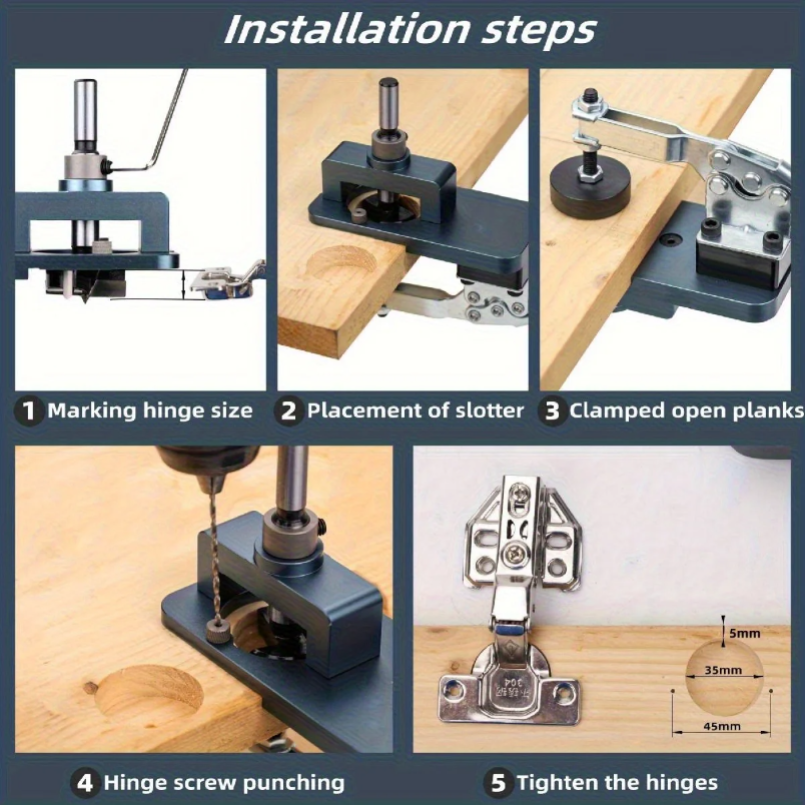 35mm Hinge Jig - Precise Borin - Furniture Hardware Fitting incelemesi ve fiyatı
