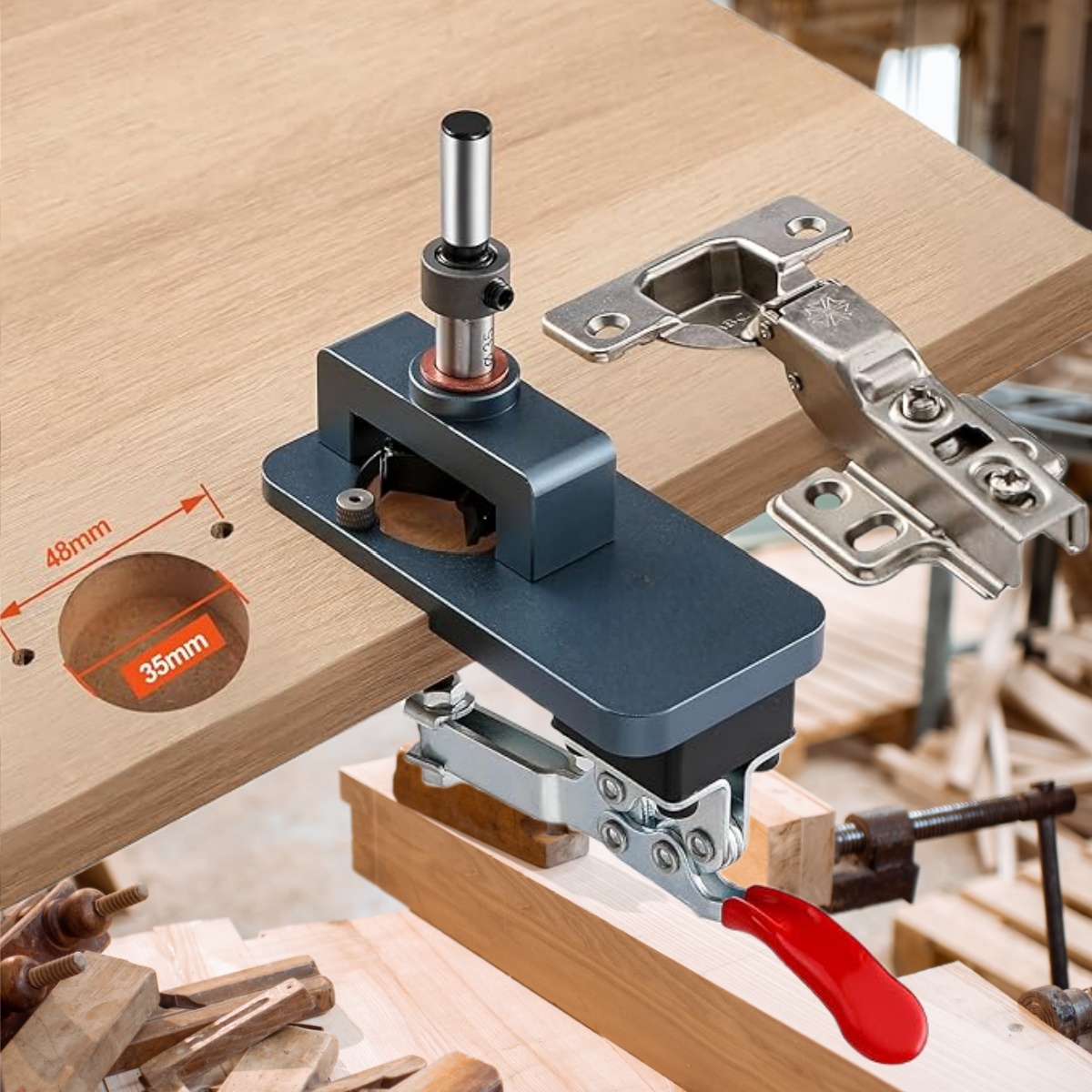 35mm Hinge Jig - Precise Borin - Furniture Hardware Fitting incelemesi ve fiyatı