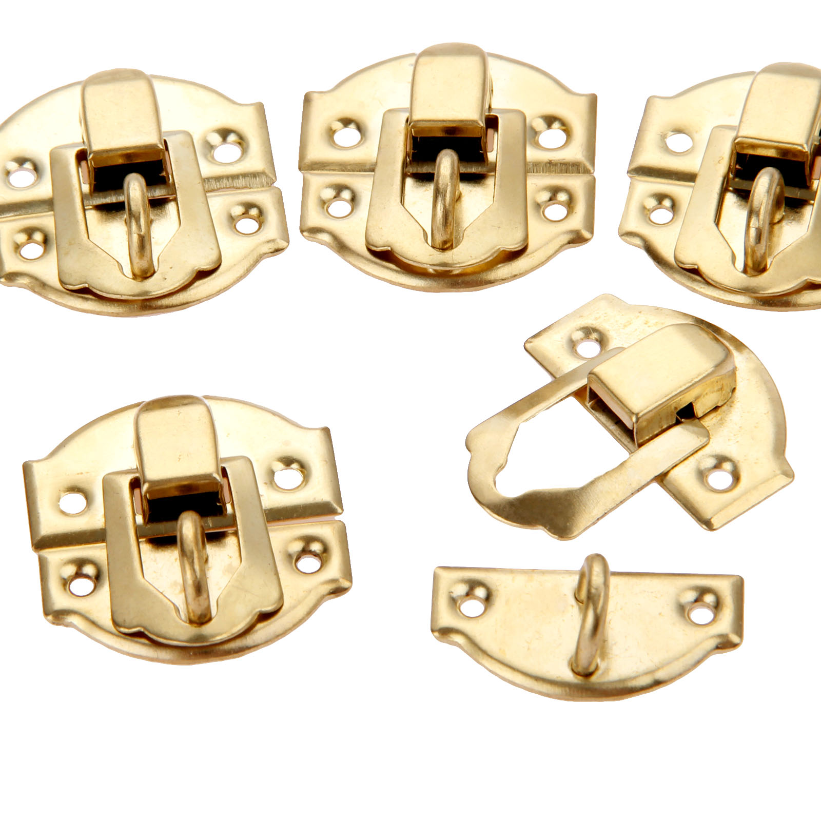 10pcs Golden Box Latch Clasps  - Furniture Hardware Decorative incelemesi ve fiyatı