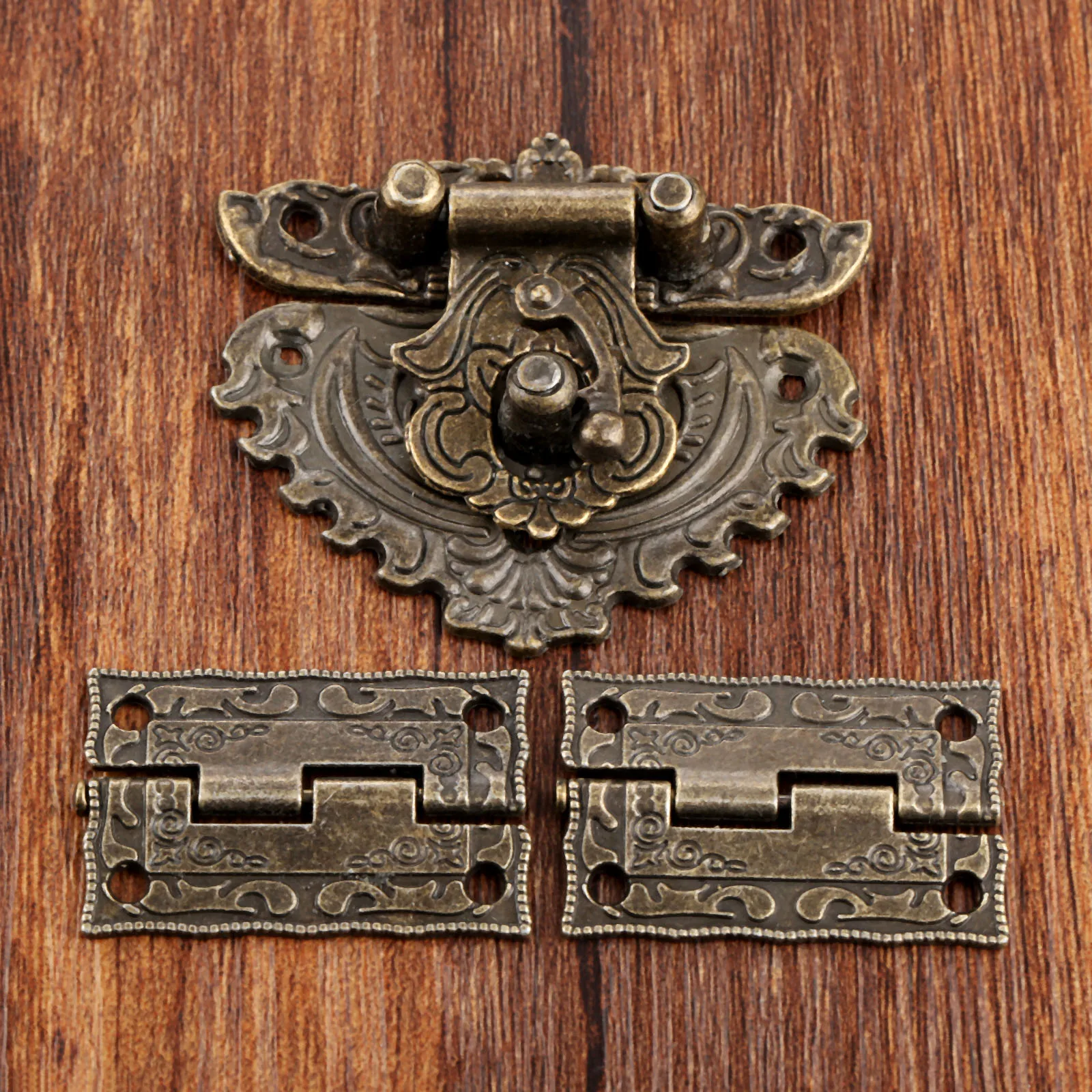 3pcs/set Antique Bronze Padloc - Furniture Hardware Decorative incelemesi ve fiyatı