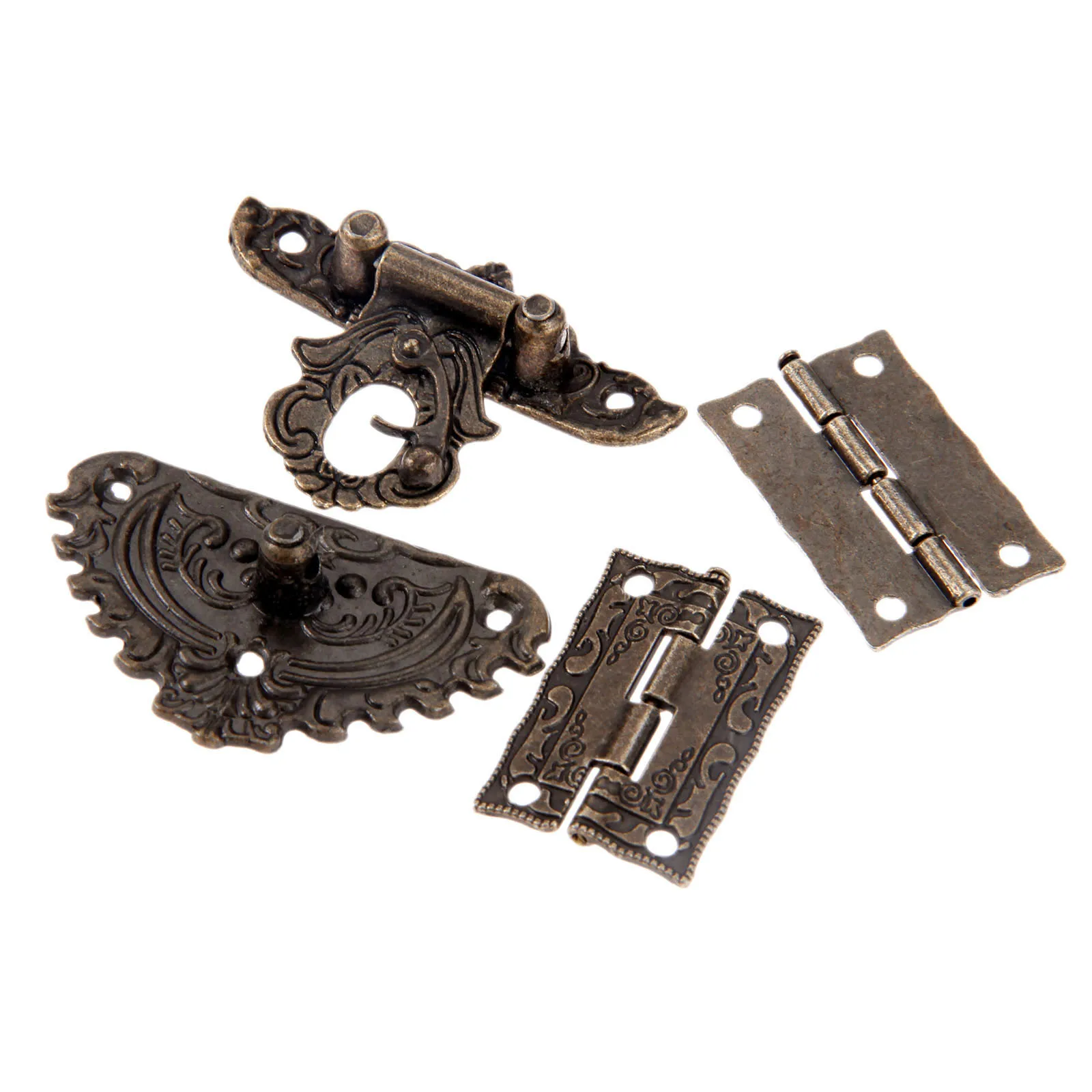 3pcs/set Antique Bronze Padloc - Furniture Hardware Decorative incelemesi ve fiyatı