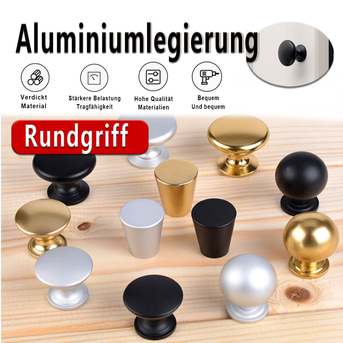 5PCS Aluminum  Kitchen Cupboar - Furniture Hardware Tools incelemesi ve fiyatı