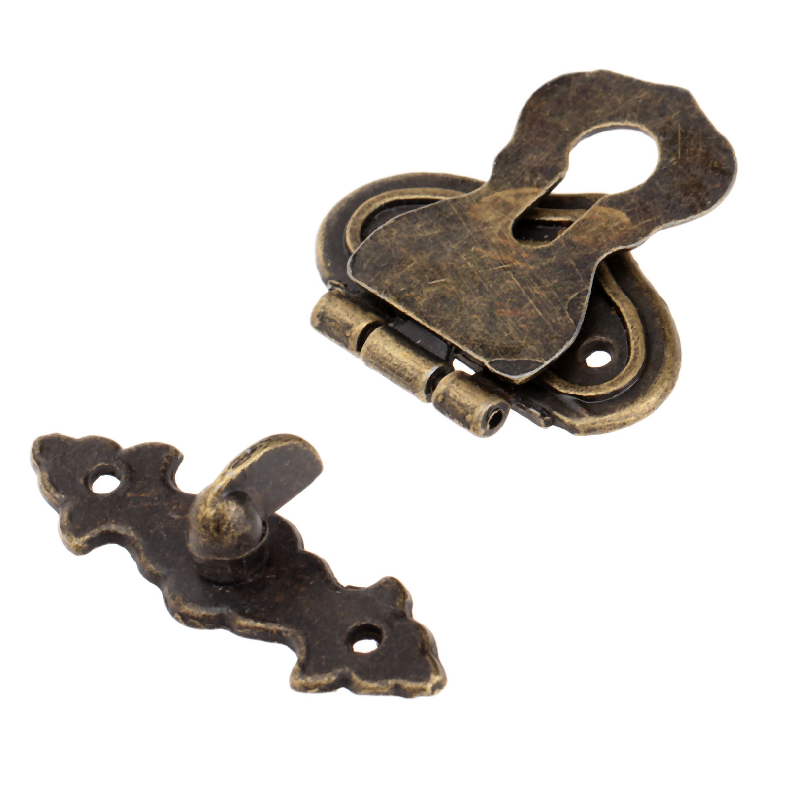 5Pcs 63x47mm Antique Metal Loc - Furniture Hardware Decorative incelemesi ve fiyatı